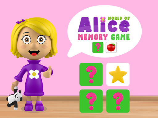 World of Alice Memory Game